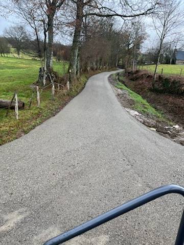 Gravillonage à Domfront en Poiraie