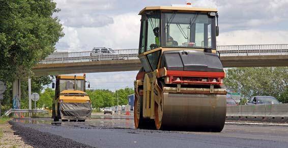 Travaux d'enrobés à Domfront en Poiraie